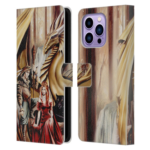Ruth Thompson Dragons 2 Gathering Leather Book Wallet Case Cover For Apple iPhone 14 Pro Max