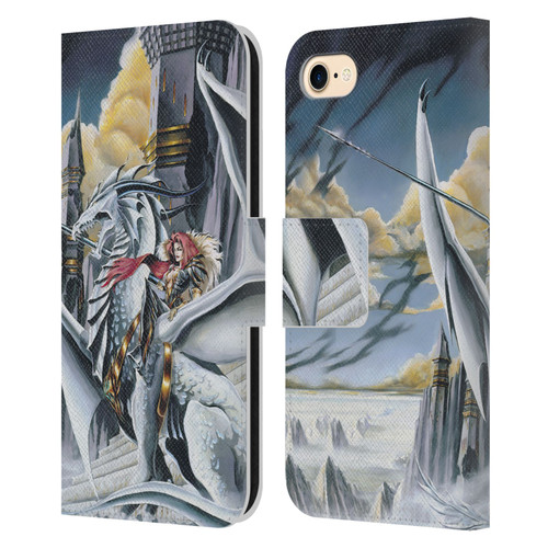 Ruth Thompson Dragons 2 Warring Tribes Leather Book Wallet Case Cover For Apple iPhone 7 / 8 / SE 2020 & 2022