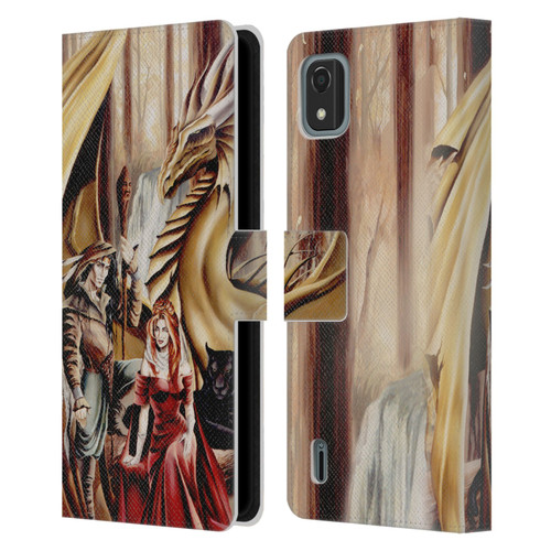 Ruth Thompson Dragons 2 Gathering Leather Book Wallet Case Cover For Nokia C2 2nd Edition