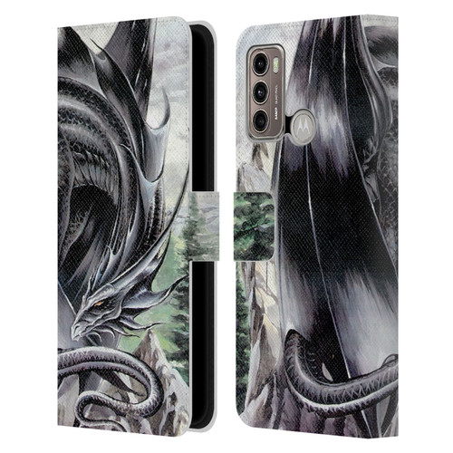Ruth Thompson Dragons 2 Morning Stretch Leather Book Wallet Case Cover For Motorola Moto G60 / Moto G40 Fusion