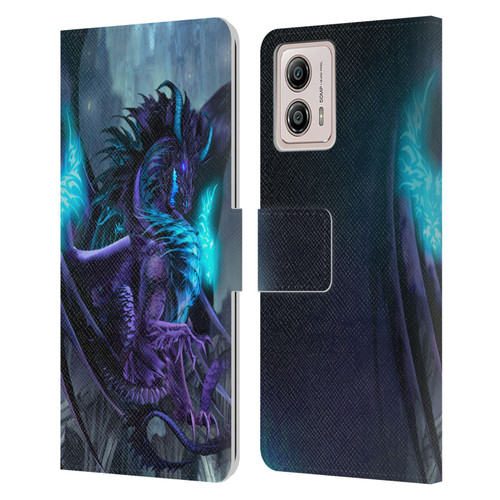 Ruth Thompson Dragons 2 Talisman Leather Book Wallet Case Cover For Motorola Moto G53 5G