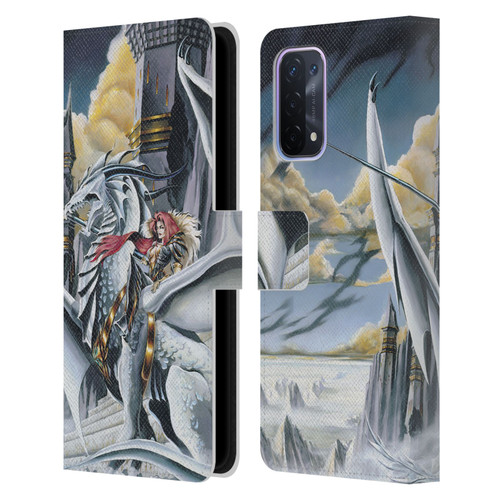 Ruth Thompson Dragons 2 Warring Tribes Leather Book Wallet Case Cover For OPPO A54 5G