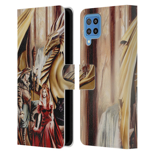 Ruth Thompson Dragons 2 Gathering Leather Book Wallet Case Cover For Samsung Galaxy F22 (2021)