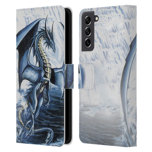 Ruth Thompson Dragons 2 Spirit of the Ice Leather Book Wallet Case Cover For Samsung Galaxy S21 FE 5G