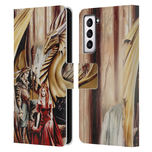 Ruth Thompson Dragons 2 Gathering Leather Book Wallet Case Cover For Samsung Galaxy S21 5G