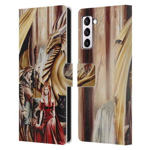 Ruth Thompson Dragons 2 Gathering Leather Book Wallet Case Cover For Samsung Galaxy S21+ 5G