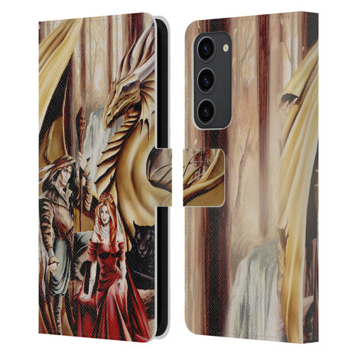 Ruth Thompson Dragons 2 Gathering Leather Book Wallet Case Cover For Samsung Galaxy S23+ 5G