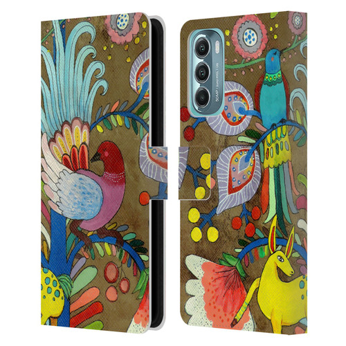 Sylvie Demers Floral Allure Leather Book Wallet Case Cover For Motorola Moto G Stylus 5G (2022)