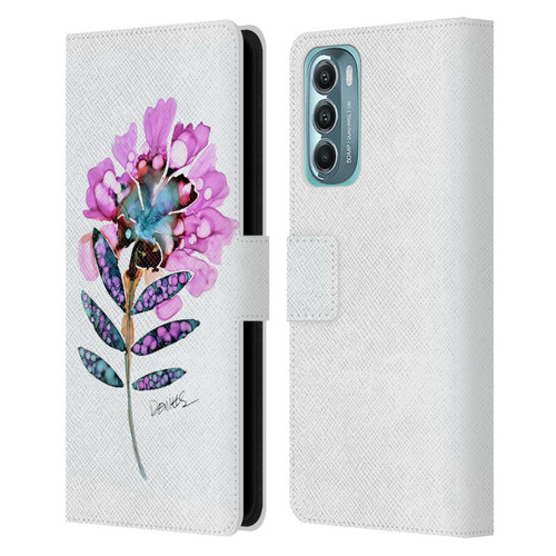 Sylvie Demers Nature Fleur Leather Book Wallet Case Cover For Motorola Moto G Stylus 5G (2022)