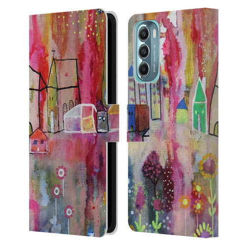 Sylvie Demers Nature House Horizon Leather Book Wallet Case Cover For Motorola Moto G Stylus 5G (2022)