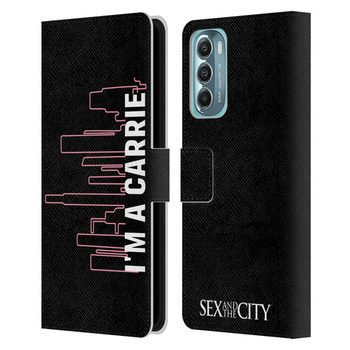 Sex and The City: Television Series Characters Carrie Leather Book Wallet Case Cover For Motorola Moto G Stylus 5G (2022)