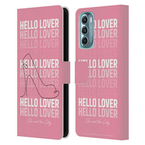 Sex and The City: Television Series Characters Hello Lover Carrie Leather Book Wallet Case Cover For Motorola Moto G Stylus 5G (2022)