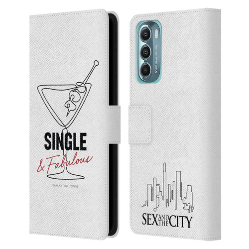 Sex and The City: Television Series Characters Single And Fabulous Samantha Leather Book Wallet Case Cover For Motorola Moto G Stylus 5G (2022)