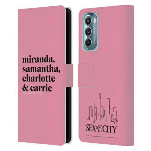 Sex and The City: Television Series Graphics Character 2 Leather Book Wallet Case Cover For Motorola Moto G Stylus 5G (2022)