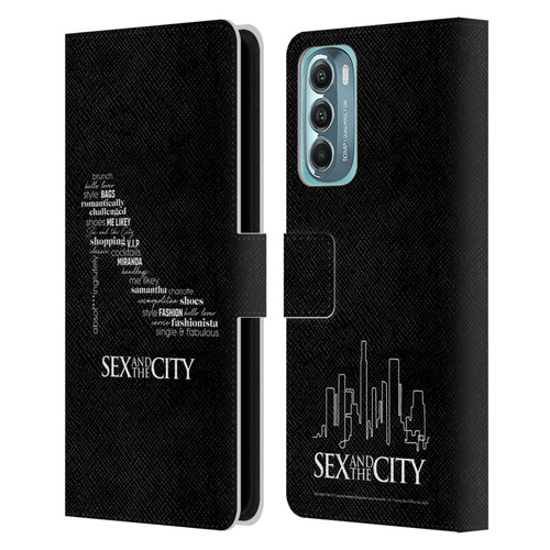 Sex and The City: Television Series Graphics Shoe Leather Book Wallet Case Cover For Motorola Moto G Stylus 5G (2022)