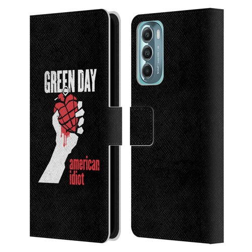 Green Day Graphics American Idiot Leather Book Wallet Case Cover For Motorola Moto G Stylus 5G (2022)