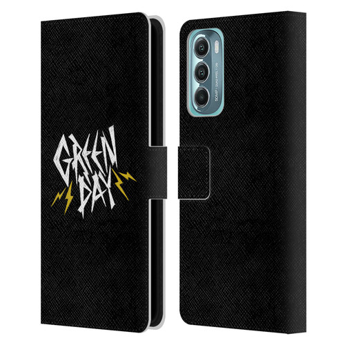 Green Day Graphics Bolts Leather Book Wallet Case Cover For Motorola Moto G Stylus 5G (2022)