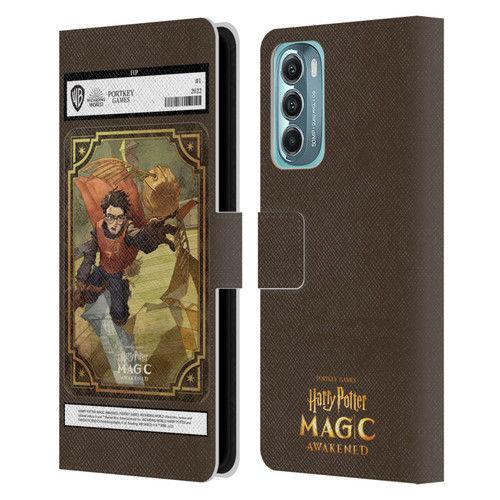 Harry Potter: Magic Awakened Characters Harry Potter Card Leather Book Wallet Case Cover For Motorola Moto G Stylus 5G (2022)