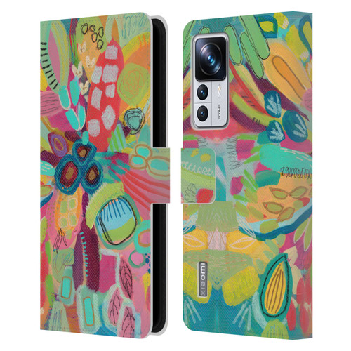 Suzanne Allard Floral Art Dancing In The Garden Leather Book Wallet Case Cover For Xiaomi 12T Pro