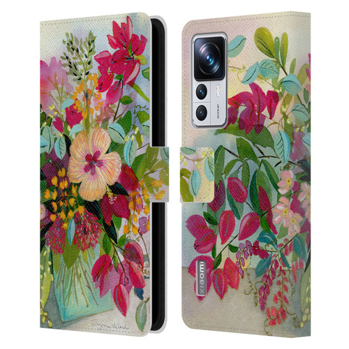 Suzanne Allard Floral Graphics Flamands Leather Book Wallet Case Cover For Xiaomi 12T Pro
