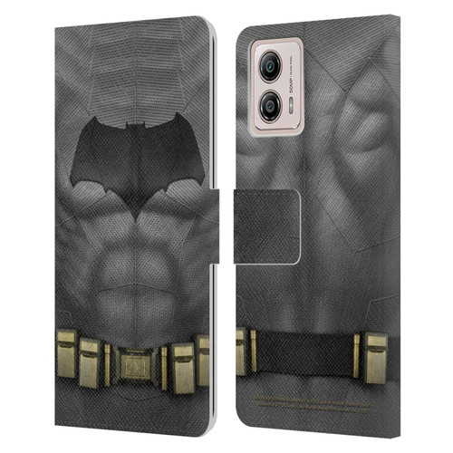 Batman V Superman: Dawn of Justice Graphics Batman Costume Leather Book Wallet Case Cover For Motorola Moto G53 5G