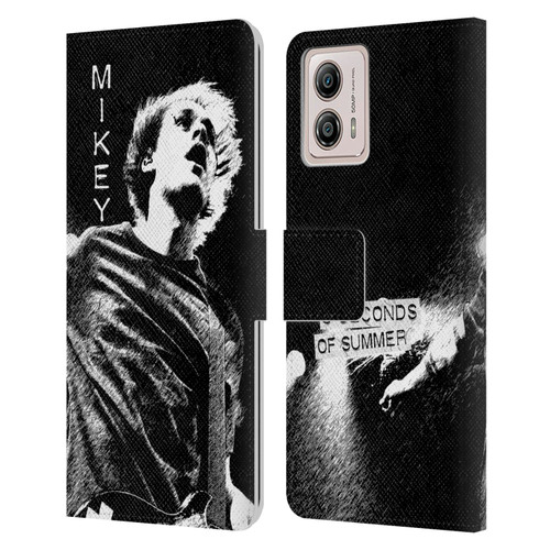 5 Seconds of Summer Solos BW Mikey Leather Book Wallet Case Cover For Motorola Moto G53 5G