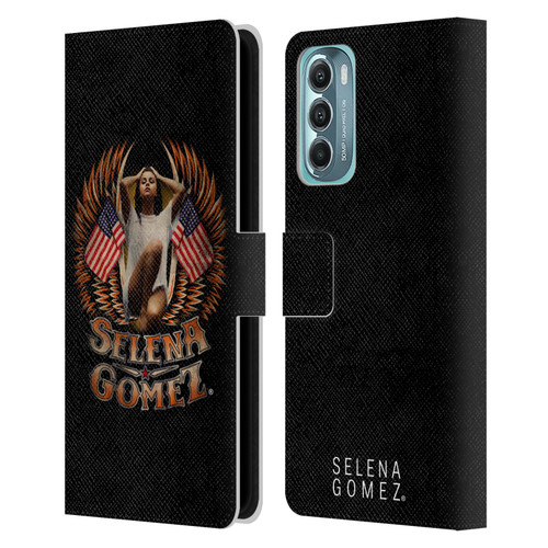 Selena Gomez Revival Biker Fashion Leather Book Wallet Case Cover For Motorola Moto G Stylus 5G (2022)