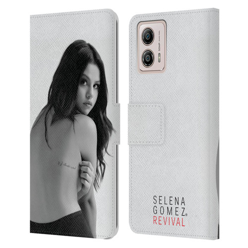 Selena Gomez Revival Back Cover Art Leather Book Wallet Case Cover For Motorola Moto G53 5G