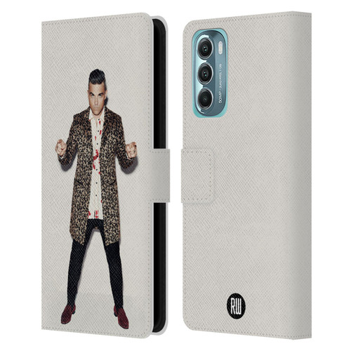 Robbie Williams Calendar Animal Print Coat Leather Book Wallet Case Cover For Motorola Moto G Stylus 5G (2022)