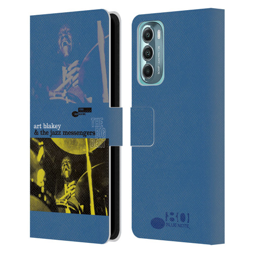 Blue Note Records Albums Art Blakey The Big Beat Leather Book Wallet Case Cover For Motorola Moto G Stylus 5G (2022)