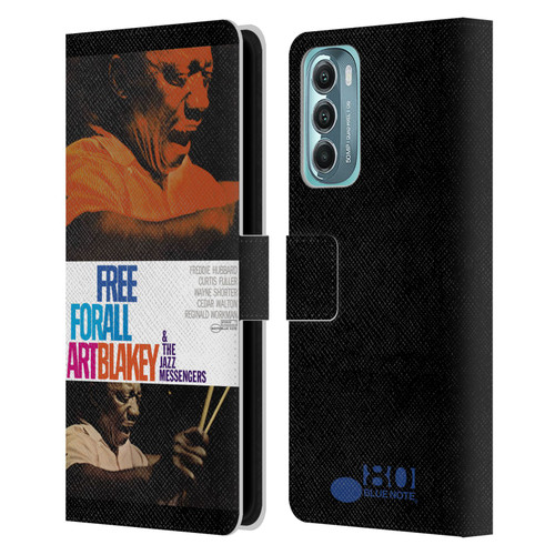 Blue Note Records Albums Art Blakey Free For All Leather Book Wallet Case Cover For Motorola Moto G Stylus 5G (2022)