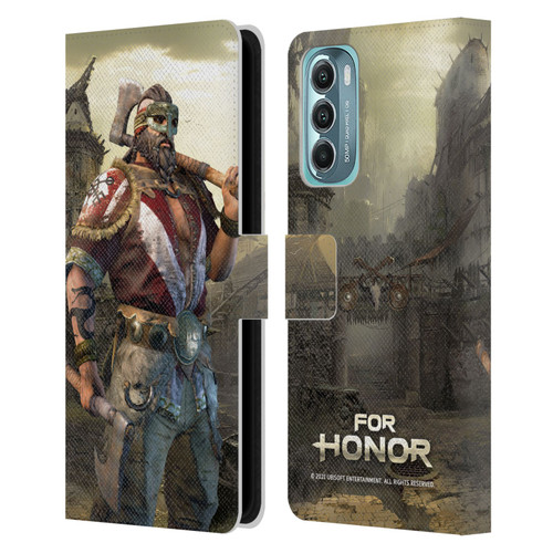For Honor Characters Berserker Leather Book Wallet Case Cover For Motorola Moto G Stylus 5G (2022)