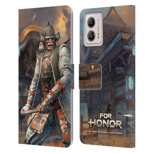 For Honor Characters Kensei Leather Book Wallet Case Cover For Motorola Moto G53 5G