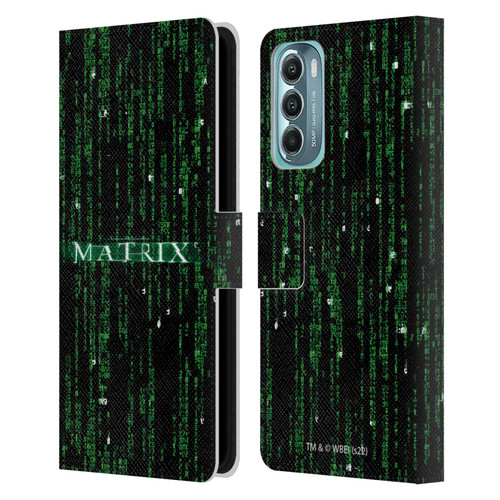 The Matrix Key Art Codes Leather Book Wallet Case Cover For Motorola Moto G Stylus 5G (2022)