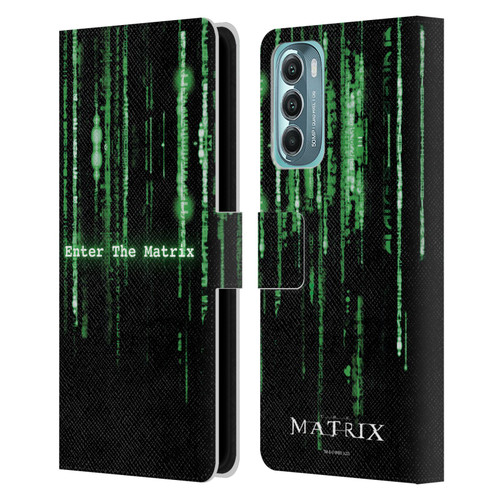 The Matrix Key Art Enter The Matrix Leather Book Wallet Case Cover For Motorola Moto G Stylus 5G (2022)