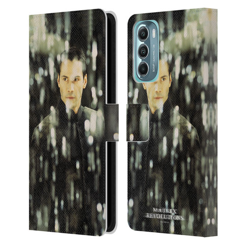 The Matrix Revolutions Key Art Neo 1 Leather Book Wallet Case Cover For Motorola Moto G Stylus 5G (2022)