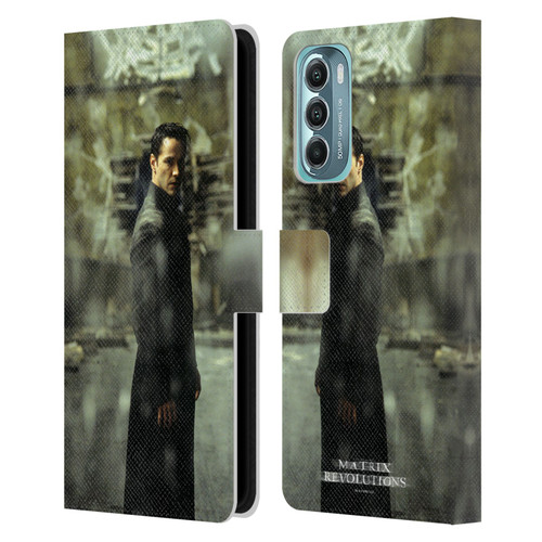 The Matrix Revolutions Key Art Neo 2 Leather Book Wallet Case Cover For Motorola Moto G Stylus 5G (2022)