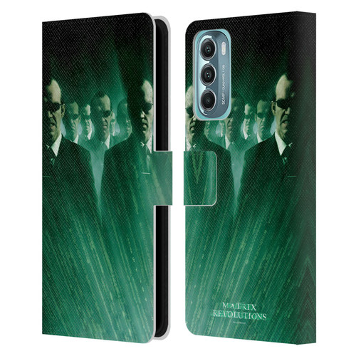 The Matrix Revolutions Key Art Smiths Leather Book Wallet Case Cover For Motorola Moto G Stylus 5G (2022)