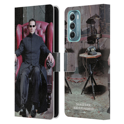 The Matrix Reloaded Key Art Neo 4 Leather Book Wallet Case Cover For Motorola Moto G Stylus 5G (2022)