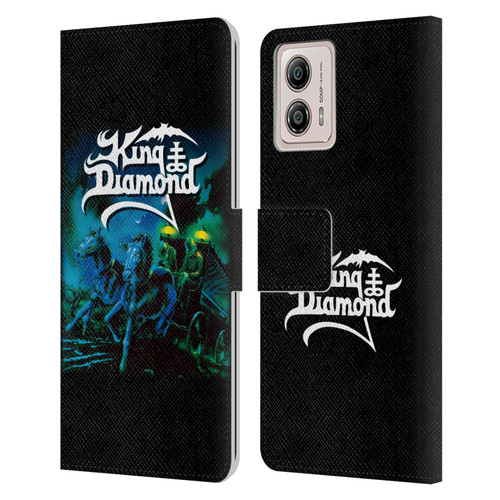 King Diamond Poster Abigail Album Leather Book Wallet Case Cover For Motorola Moto G53 5G