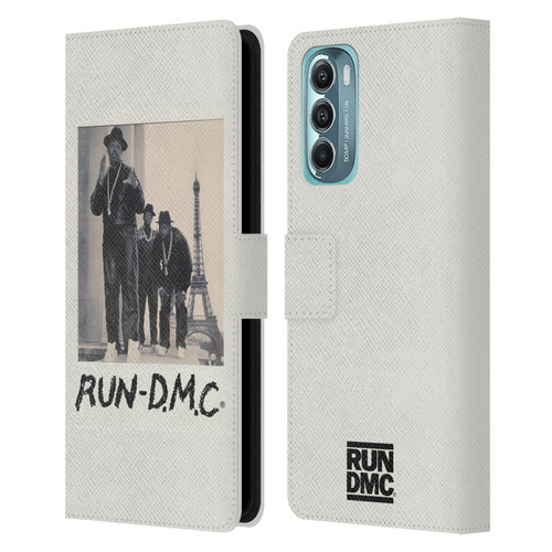 Run-D.M.C. Key Art Polaroid Leather Book Wallet Case Cover For Motorola Moto G Stylus 5G (2022)