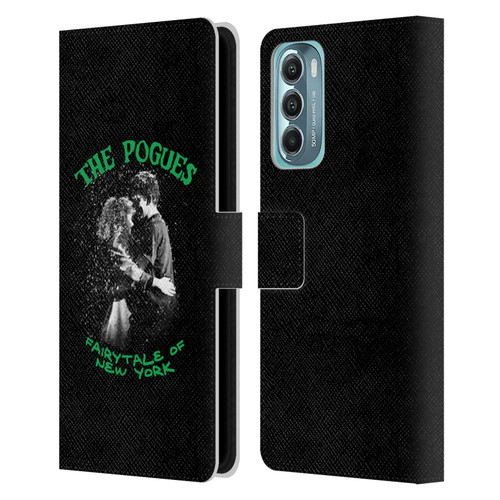 The Pogues Graphics Fairytale Of The New York Leather Book Wallet Case Cover For Motorola Moto G Stylus 5G (2022)