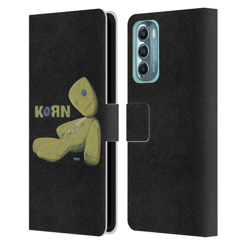 Korn Graphics Issues Doll Leather Book Wallet Case Cover For Motorola Moto G Stylus 5G (2022)