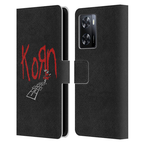 Korn Graphics Follow The Leader Leather Book Wallet Case Cover For OPPO A57s