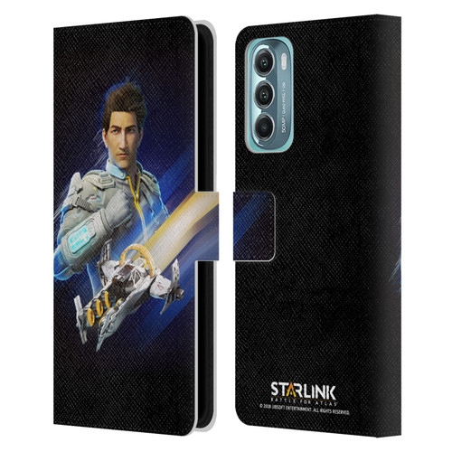Starlink Battle for Atlas Character Art Mason Arana Leather Book Wallet Case Cover For Motorola Moto G Stylus 5G (2022)