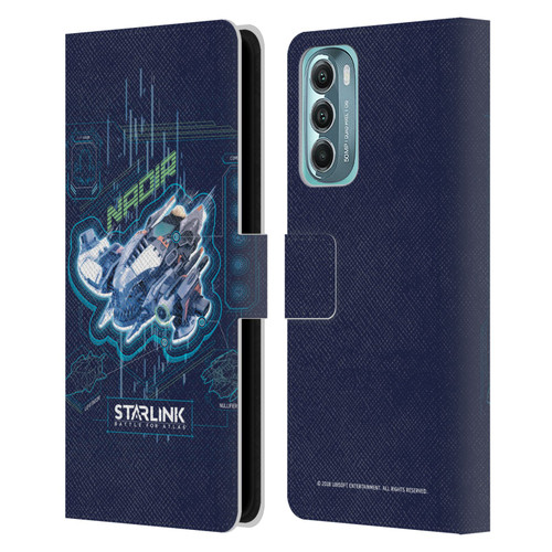 Starlink Battle for Atlas Starships Nadir Leather Book Wallet Case Cover For Motorola Moto G Stylus 5G (2022)