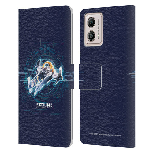 Starlink Battle for Atlas Starships Zenith Leather Book Wallet Case Cover For Motorola Moto G53 5G