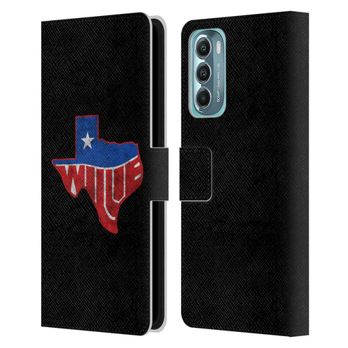Willie Nelson Grunge Texas Leather Book Wallet Case Cover For Motorola Moto G Stylus 5G (2022)