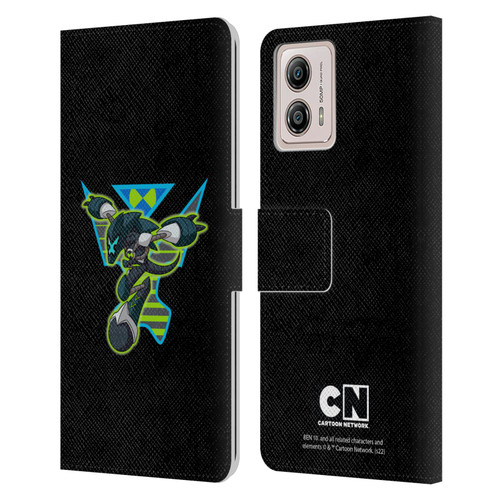 Ben 10: Animated Series Graphics Alien Leather Book Wallet Case Cover For Motorola Moto G53 5G