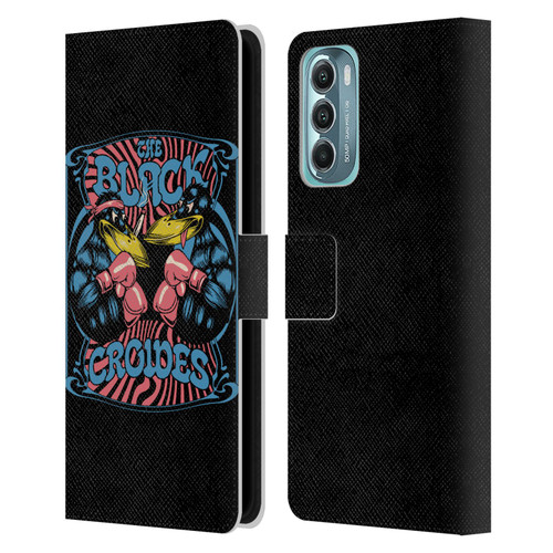 The Black Crowes Graphics Boxing Leather Book Wallet Case Cover For Motorola Moto G Stylus 5G (2022)